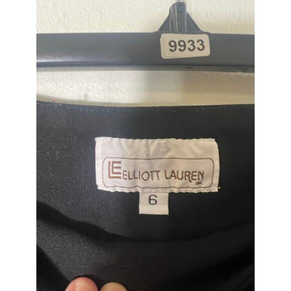 Elliot Lauren Black Pull On Ankle Pants Sz 6 - Picture 3 of 3